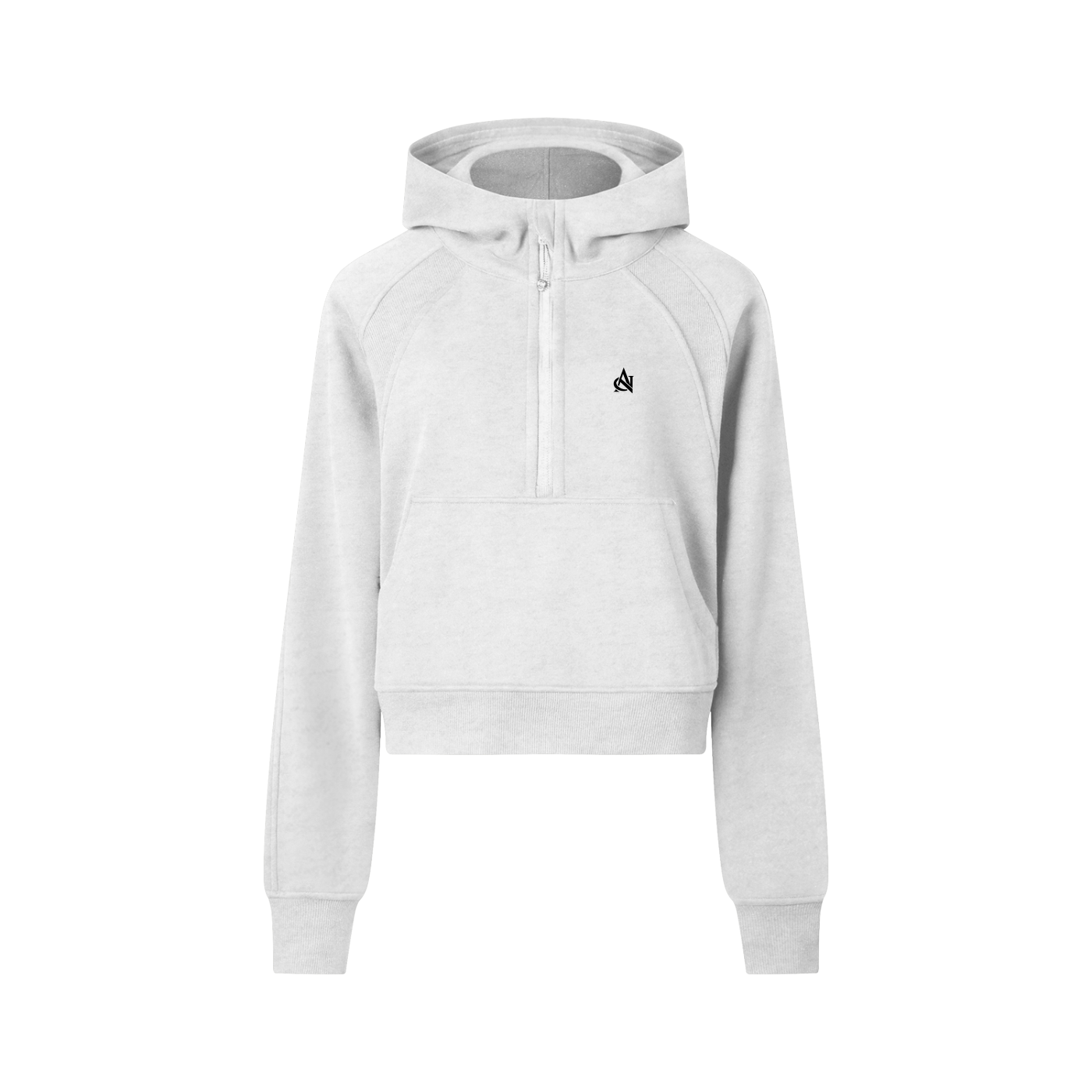 ANARCRIS Cropped Half-Zip Hoodie - Premium Streetwear