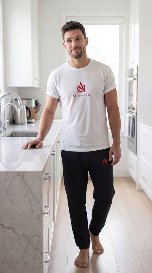 ANARCRIS Heavyweight Fleece Sweatpants — Relaxed Boxy Fit Joggers