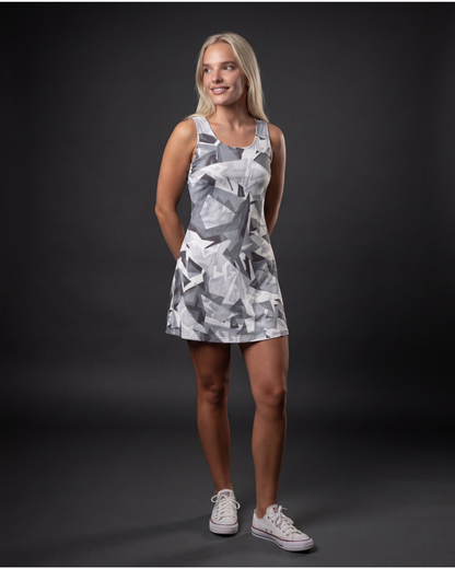 Skater Dress - Geometric Print
