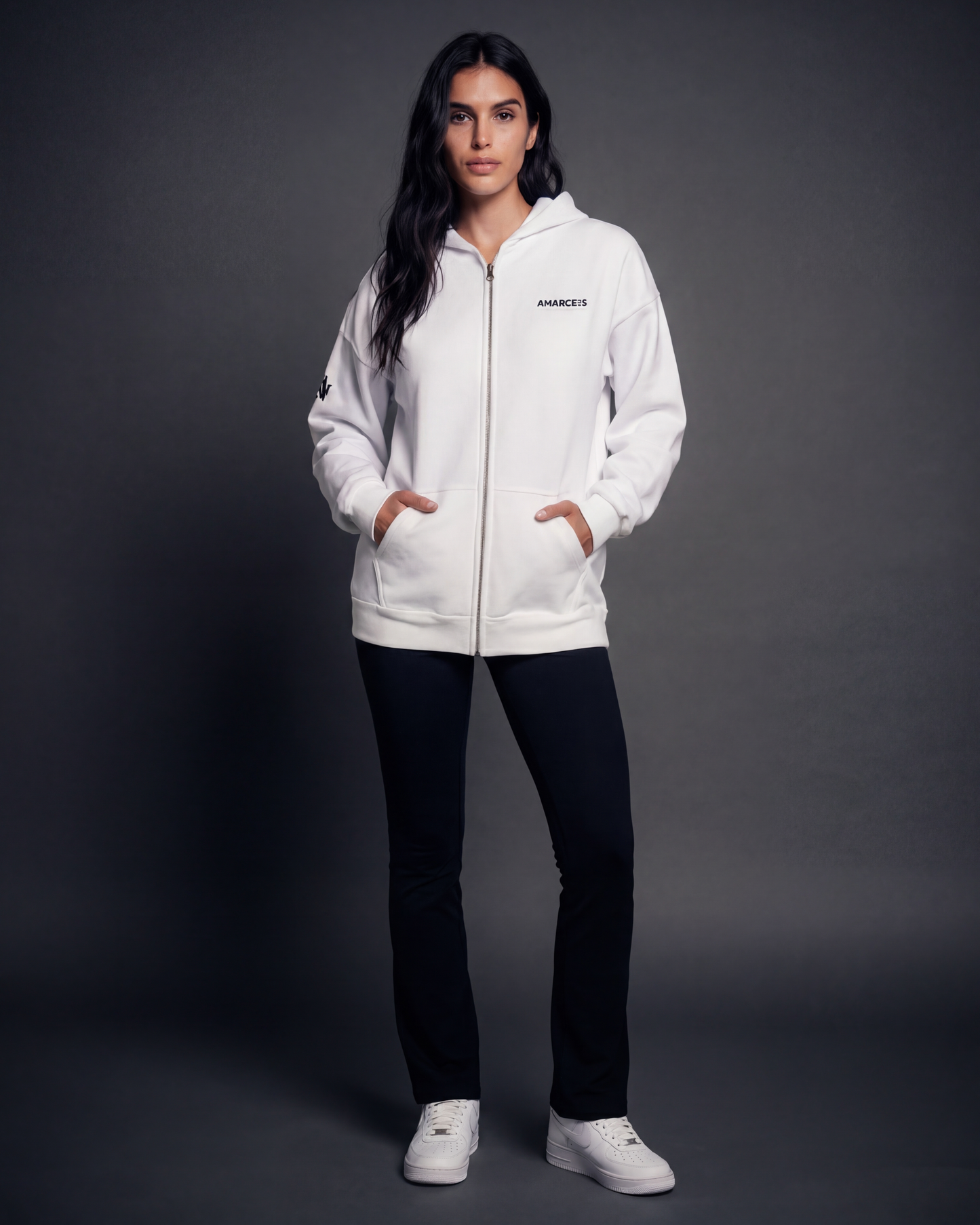 Full-Zip Fleece Hoodie